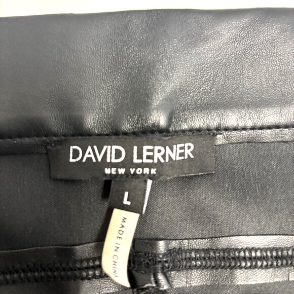 Black Faux Leather Pants - Picture 3 of 6